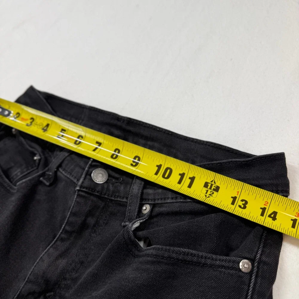 Levi's 512 Slim‎ Taper Jeans Mens W31 L30 Black Good Waterless 28833-0287